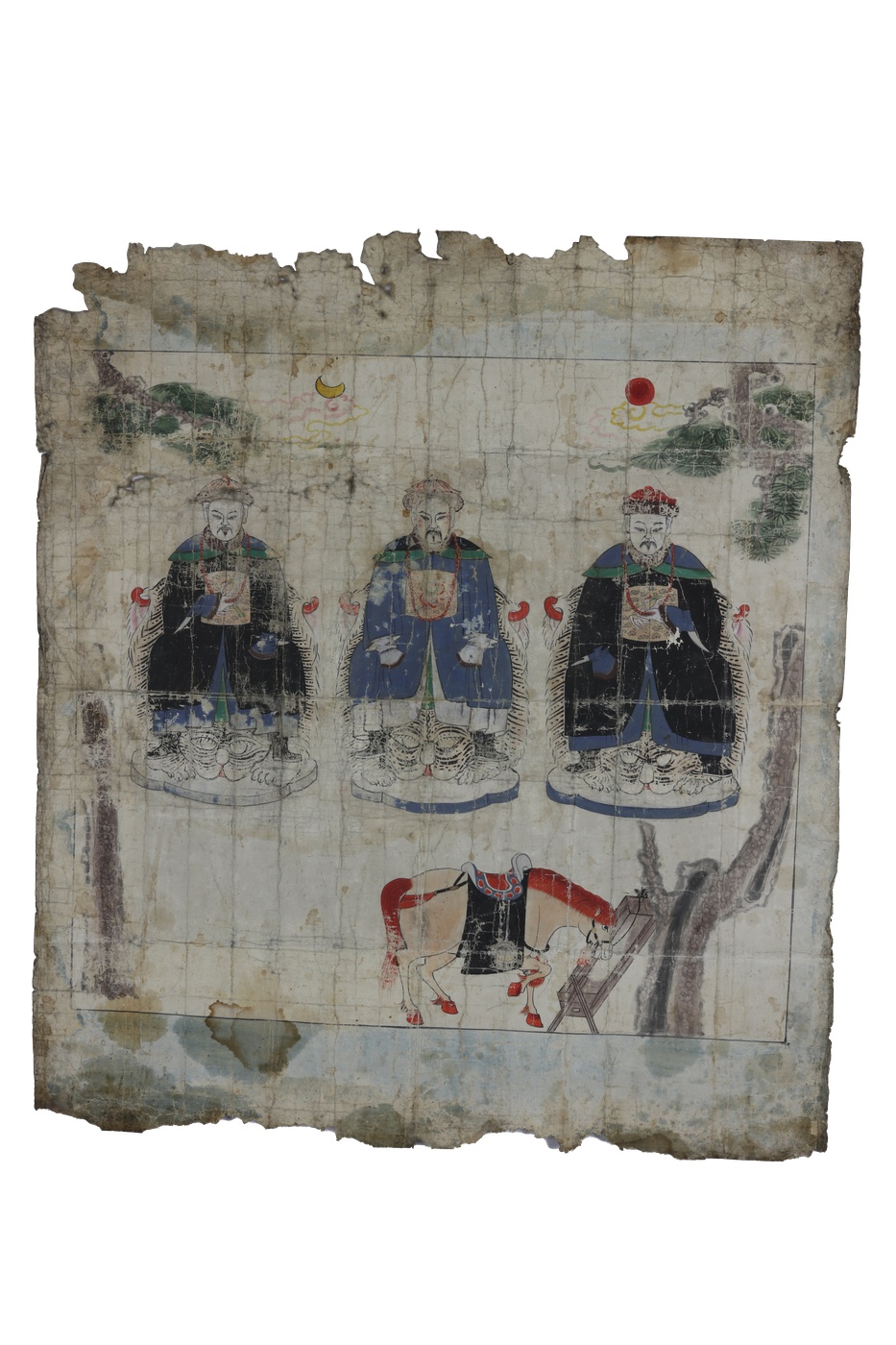  墙画一排左1