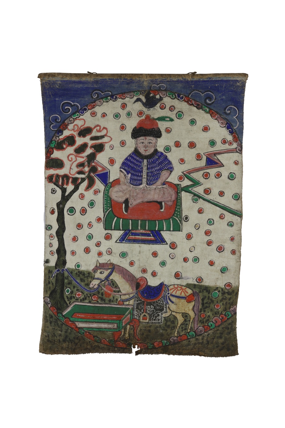  墙画一排左2