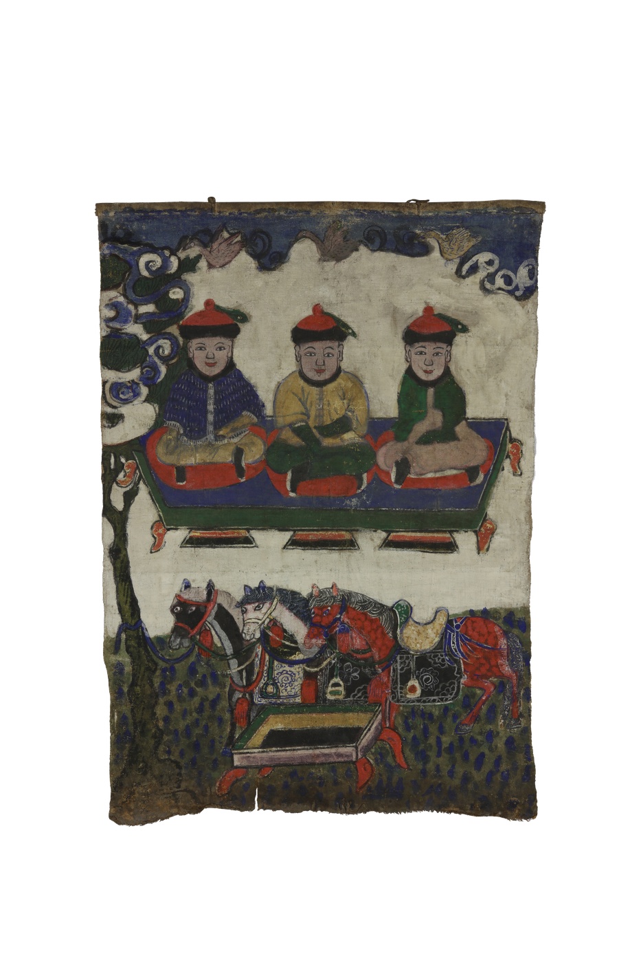  墙画一排左4